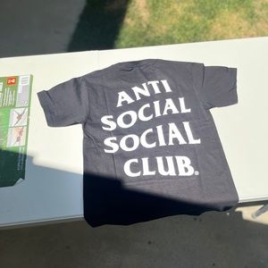 Antisocial club logo 2 tee